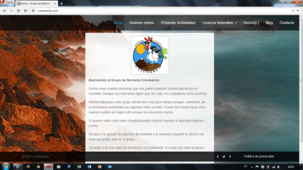Nuestra primera web