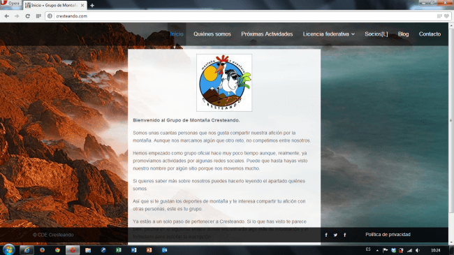Nuestra primera web